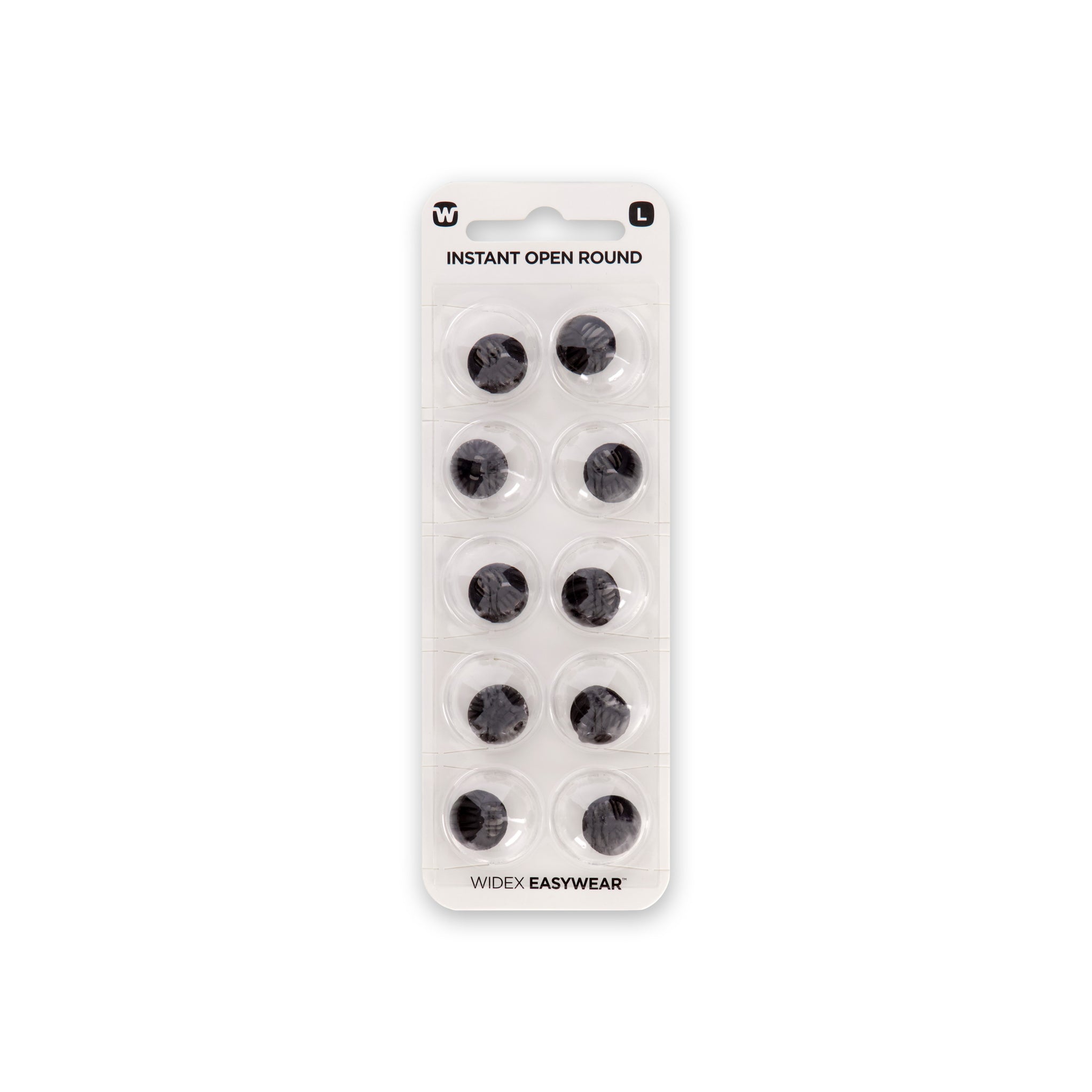 Widex Instant Round Open Ear-Tip L | Buy Hearing Aid Domes Online ...