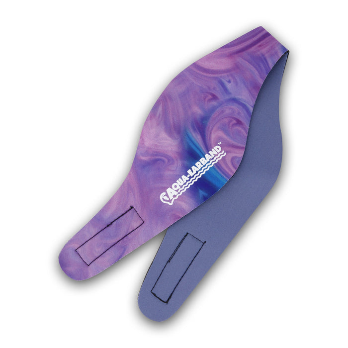 Aqua Earband Purple Splash/ Blue