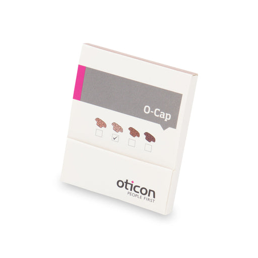 Oticon O Cap Mic Covers in Light Brown colour to be used with Oticon ITE and ITC hearing instruments