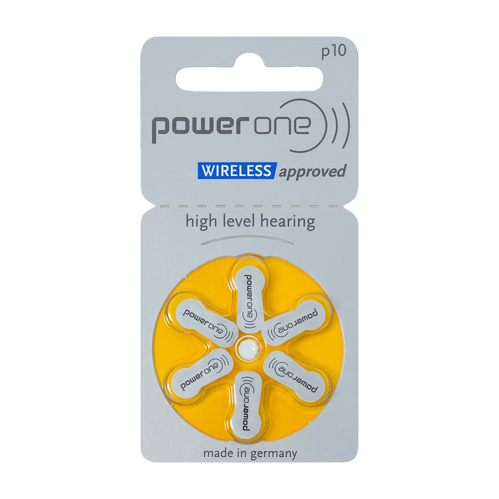 Power One p10 Wireless Approved Hearing Aid Battery