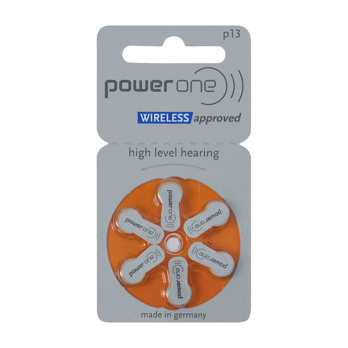 PowerOne P13 60 PCS batterie per apparecchi acustici ad PowerOne P13 60 PCS batterie per apparecchi acustici ad