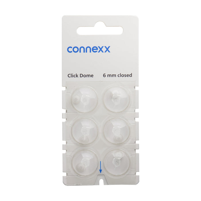 Connexx Click Dome 6mm Closed for Signia, Siemens, or Rexton Hearing Aids