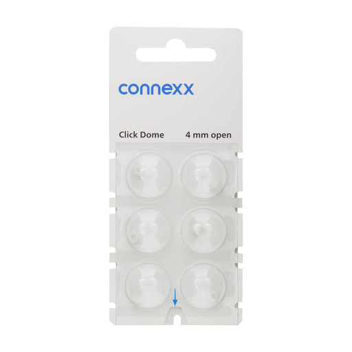 Connexx Click Dome 4mm Open for Signia, Siemens, and Rexton Hearing Aids