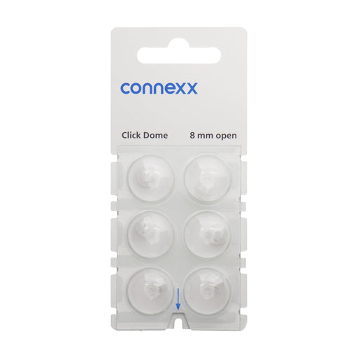 Connexx Click Dome 8mm Open for Signia, Siemens or Rexton RIC Hearing Aids