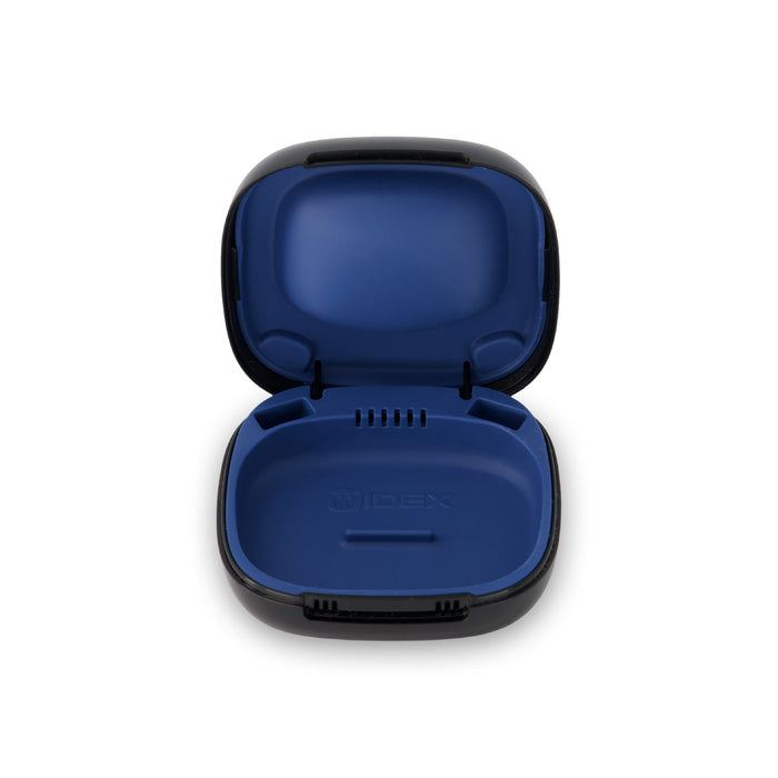 Widex Hard Shell Hearing Aid Case Open Top